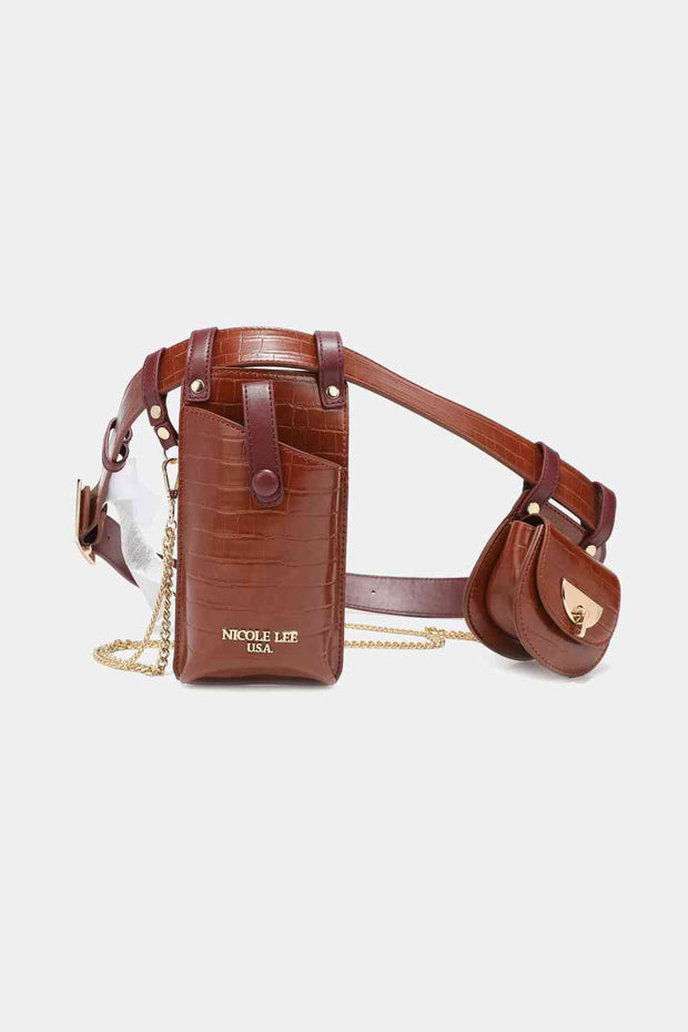 Nicole Lee USA Aurelia Belt Bag - Angel's Dream