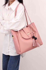 2-Piece PU Leather Bag Set - Angel's Dream