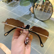 Vintage Clip Frameless UV Sunglasses - Angel's Dream