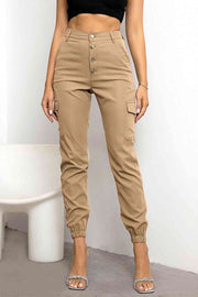 Button Fly Cargo Pants - Angel's Dream