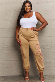 Simply Love Full Size Emoji Graphic Sweatpants - Angel's Dream