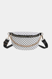 Printed PU Leather Sling Bag - Angel's Dream