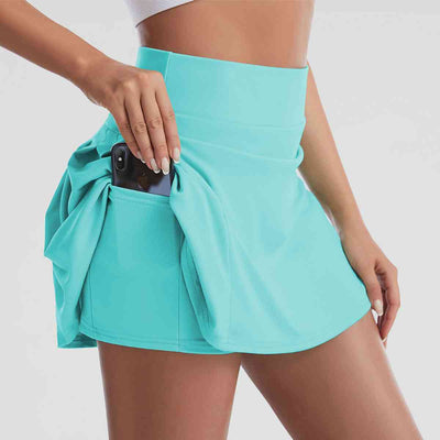 Wide Waistband Sports Skort - Angel's Dream