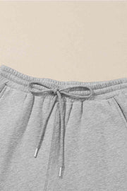 Drawstring Straight Pants with Pockets - Angel's Dream