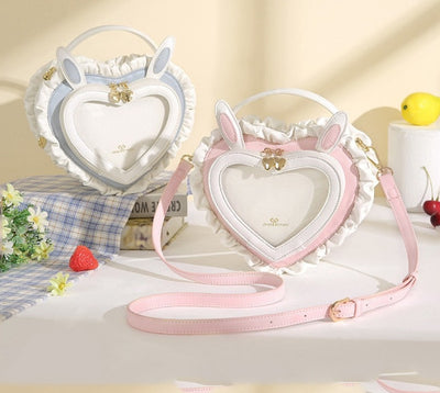 Kawaii Bunny Ears Heart Shape Bag - Angel's Dream