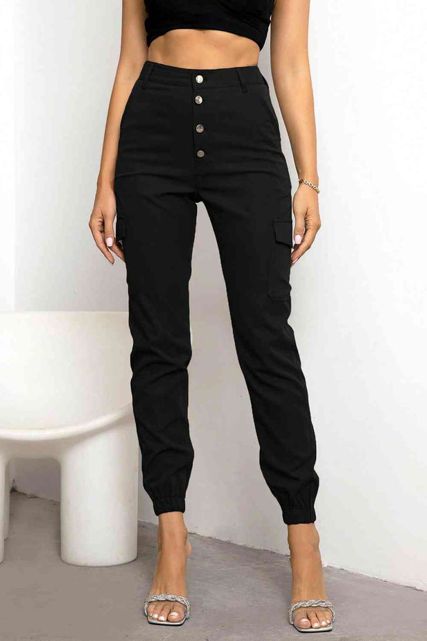 Button Fly Cargo Pants - Angel's Dream