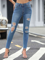 Distressed Skinny Jeans - Angel's Dream