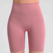 Wide Waistband Sports Shorts With Pockets - Angel's Dream