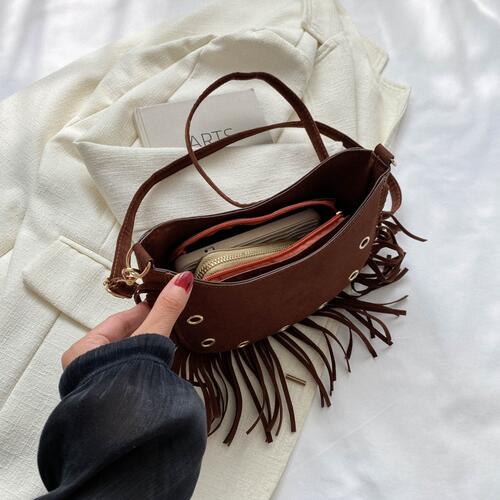 Fringe Detail Crossbody Bag - Angel's Dream