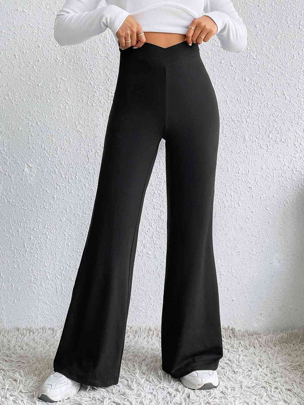 High Waist Flare Pants - Angel's Dream