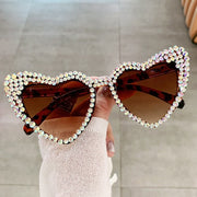 Cat Eye Heart Fashion Sunglasses - Angel's Dream