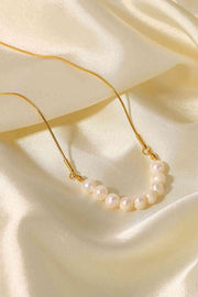 18K Gold-Plated Freshwater Pearl Necklace - Angel's Dream