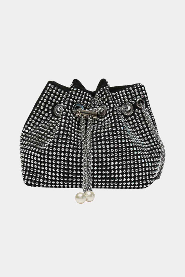 Rhinestone Polyester Bucket Bag - Angel's Dream