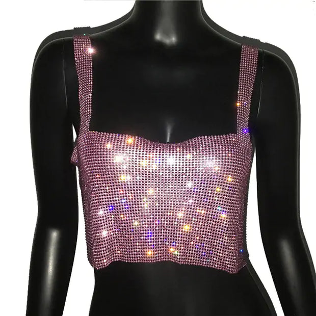 Glitter Nightclub Tank Top - Angel's Dream